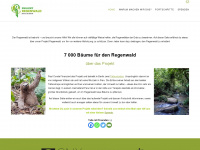 projekt-regenwald.de Webseite Vorschau