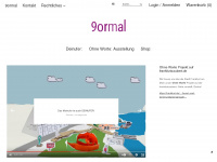 9ormal.com Webseite Vorschau
