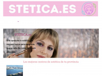 stetica.es Webseite Vorschau