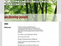 we-develop-people.com Webseite Vorschau