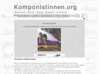 komponistinnen.org Webseite Vorschau