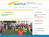 maifeld-aktuell.de Webseite Vorschau