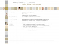 womenbusinesscoaching.de Webseite Vorschau