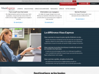 visas-express.fr Webseite Vorschau