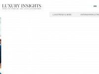luxury-insights.com Webseite Vorschau