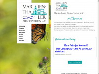 marienthaler-buergerverein.de Webseite Vorschau