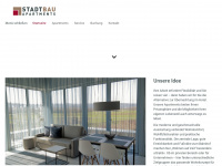 stadtbau-apartments.de Webseite Vorschau