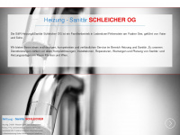 heizung-sanitaer-schleicher.at Webseite Vorschau