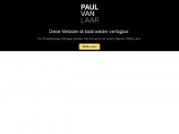 paulvanlaar.com Webseite Vorschau