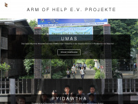 arm-of-help.org Webseite Vorschau