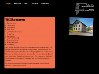 webereimuseum.ch Webseite Vorschau