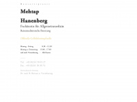 hausarztpraxis-hanenberg.de Webseite Vorschau