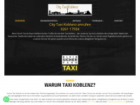 city-taxi-koblenz.de Webseite Vorschau