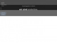 anderline.ch Webseite Vorschau