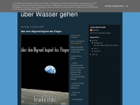 ueber-wasser-gehen.blogspot.com Webseite Vorschau