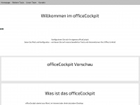 officecockpit.ch Webseite Vorschau