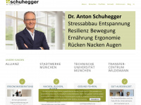 dr-schuhegger.de Webseite Vorschau