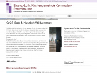 petershausen-evangelisch.de Webseite Vorschau