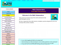 math-salamanders.com Webseite Vorschau