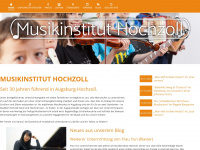 musikinstitut-hochzoll.de Webseite Vorschau