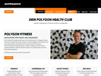 polygon-fitness.ch Webseite Vorschau