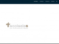 ecclesias.de Webseite Vorschau