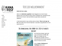 kanafest.at Webseite Vorschau
