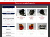 shop-autoverwertung-ludwigsfelde.de Webseite Vorschau