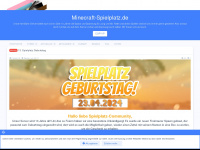 minecraft-spielplatz.ch Webseite Vorschau