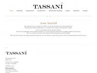 tassani.de Webseite Vorschau