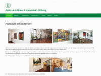 lichtenstein-stiftung.de Webseite Vorschau