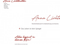 anna-lichtenstein.de Webseite Vorschau