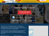 rohrreinigung-zurich.ch Webseite Vorschau