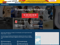 rohrreinigungwinterthur.ch Webseite Vorschau