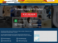 rohrreinigung-st-gallen-zentrum.ch Webseite Vorschau