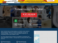 rohrreinigungstgallen.ch Webseite Vorschau