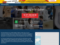 rohrreinigung-stgallen.ch Webseite Vorschau