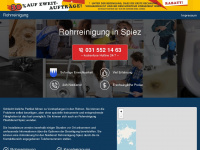 rohrreinigung-spiez.ch Webseite Vorschau