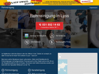 rohrreinigung-lyss.ch Webseite Vorschau