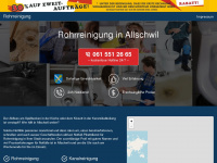 rohrreinigung-allschwil.ch Webseite Vorschau