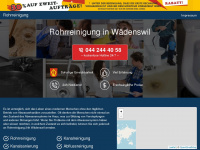 rohrreinigung-waedenswil.ch Webseite Vorschau