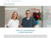 zahnaerzte-indersdorf.de Webseite Vorschau