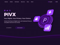 pivx.org Webseite Vorschau