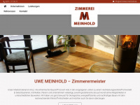 zimmerei-meinhold.de Webseite Vorschau