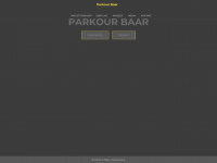 parkourbaar.ch Webseite Vorschau