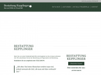 bestattung-kepplinger.at Webseite Vorschau