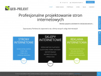 web-projekt.pl Webseite Vorschau
