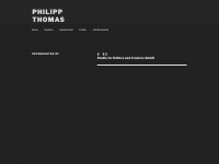 philippthomas.com Webseite Vorschau