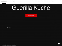 guerilla-kueche.de Webseite Vorschau
