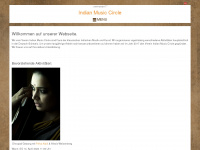 indianmusiccircle.ch Webseite Vorschau